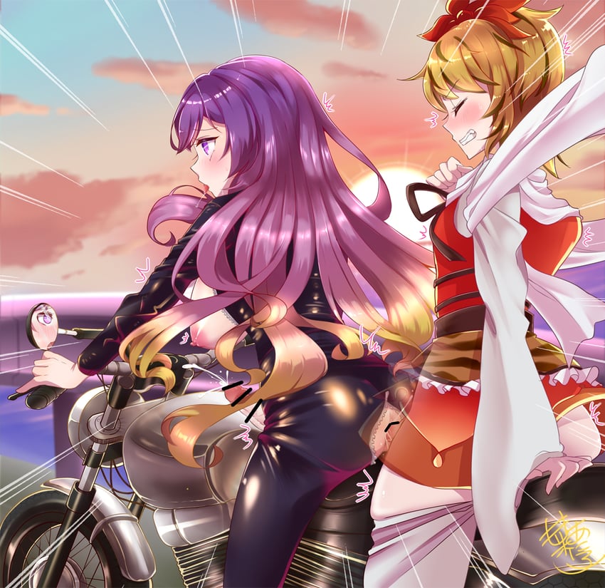 hijiri byakuren, toramaru shou, and turbo byakuren (touhou) drawn by amaguri_aniko