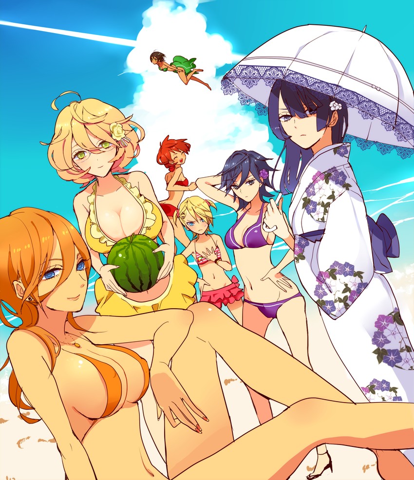 kurusu shou, shinomiya natsuki, ichinose tokiya, ittoki otoya, hijirikawa masato, and 2 more (uta no prince-sama) drawn by lastgray