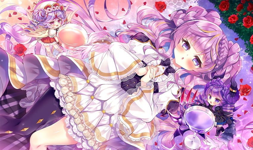 selettrice vaalmonica, dimonno vaalmonica, and angello vaalmonica (yu-gi-oh!) drawn by suzunone_rena