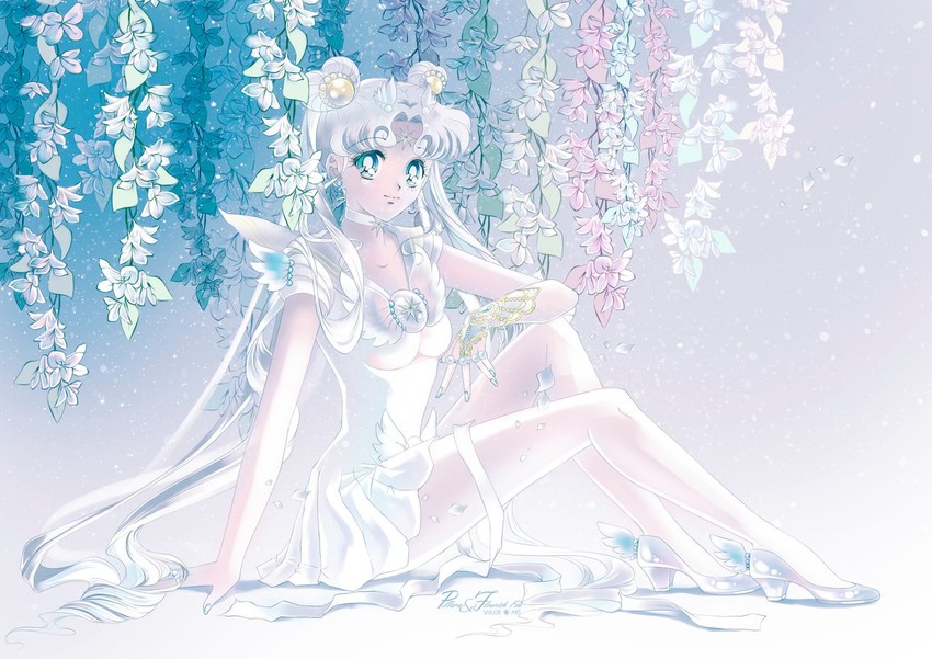 sailor cosmos (bishoujo senshi sailor moon and 1 more) drawn by pillara