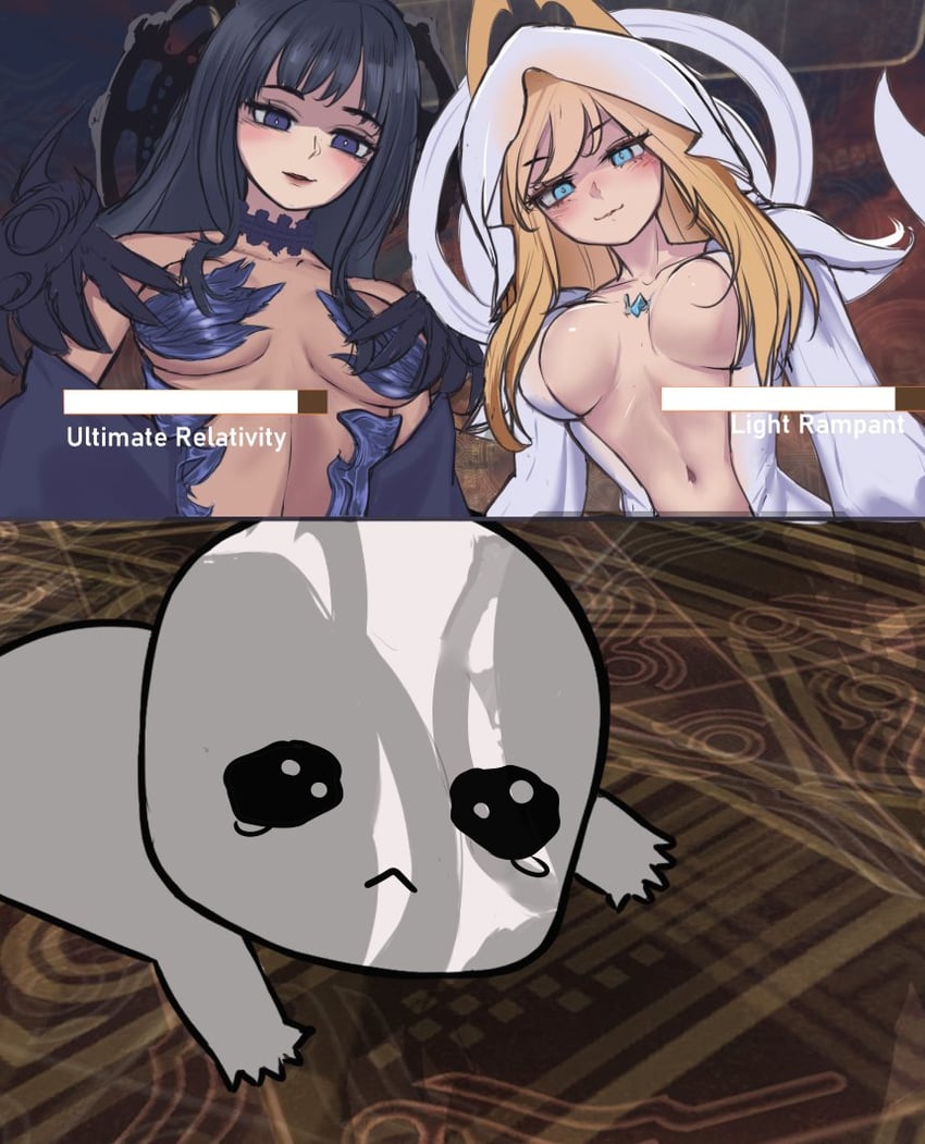 ryne waters, gaia, and tbh creature (final fantasy and 1 more) drawn by zeyles