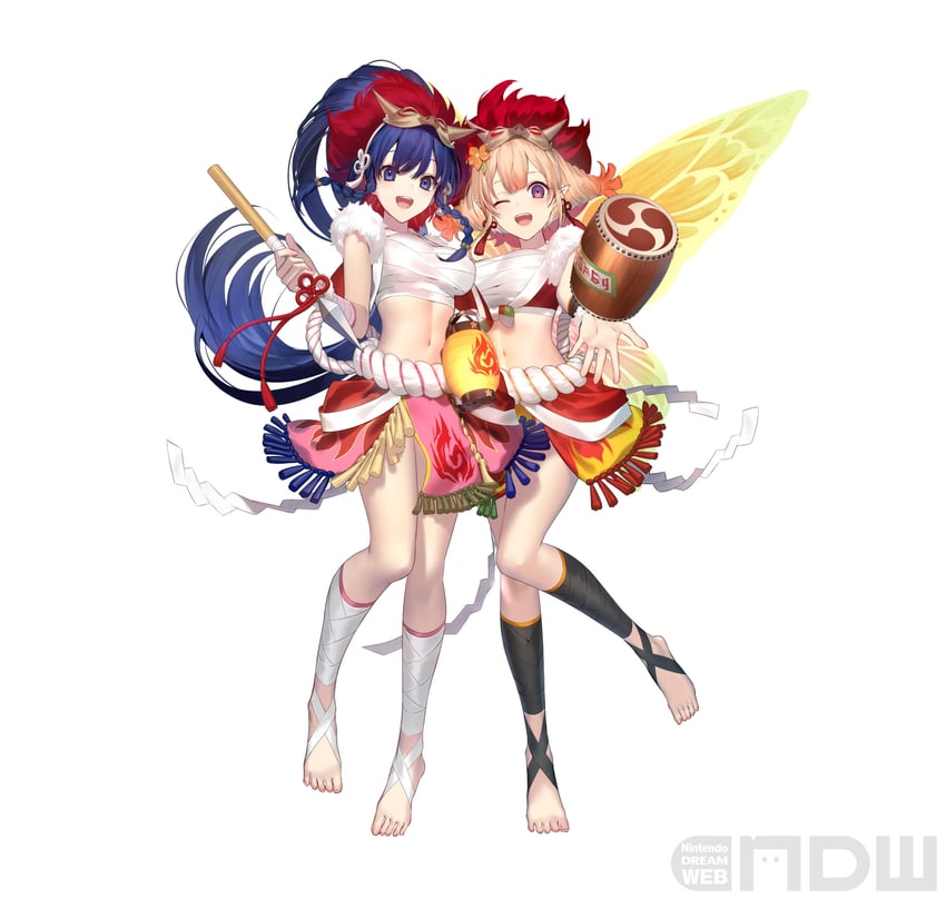tana and peony (fire emblem and 2 more) drawn by mashima_saki_(mashimasa)