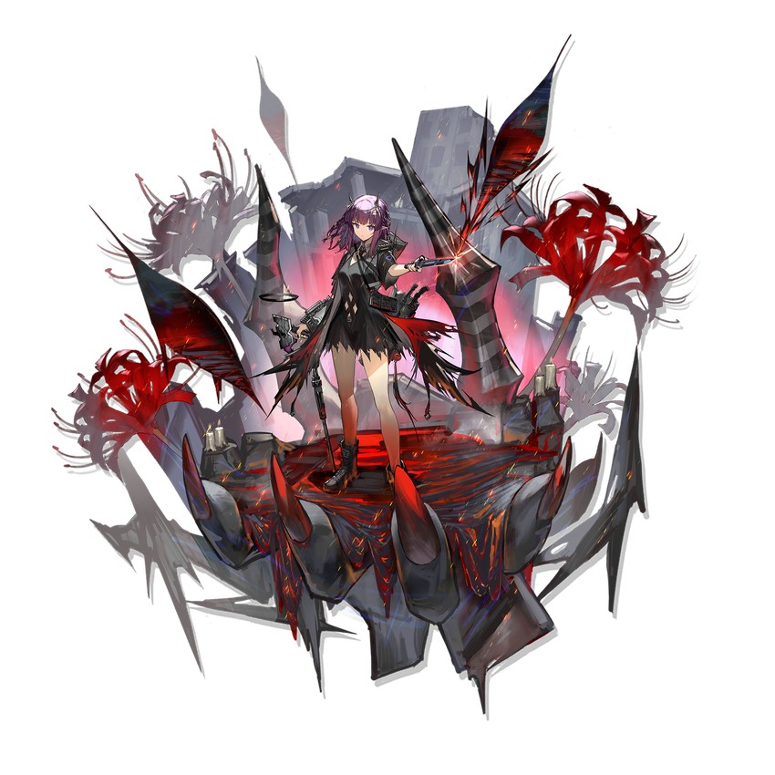 lava and lava the purgatory (arknights) drawn by xiayehongming