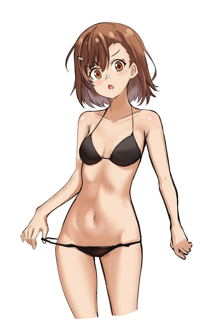 misaka mikoto (toaru majutsu no index and 1 more) drawn by gustaflowart