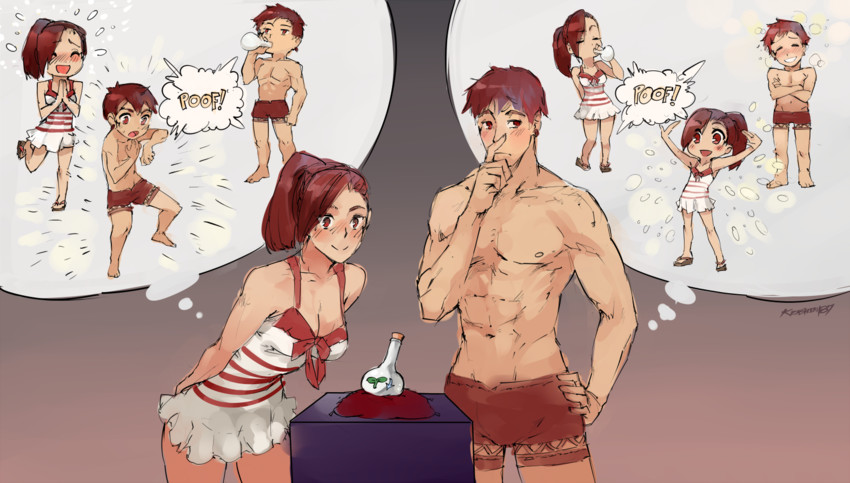 warrior of light, josalyn visenad, and jacien visenad (final fantasy and 1 more) drawn by kenshin187