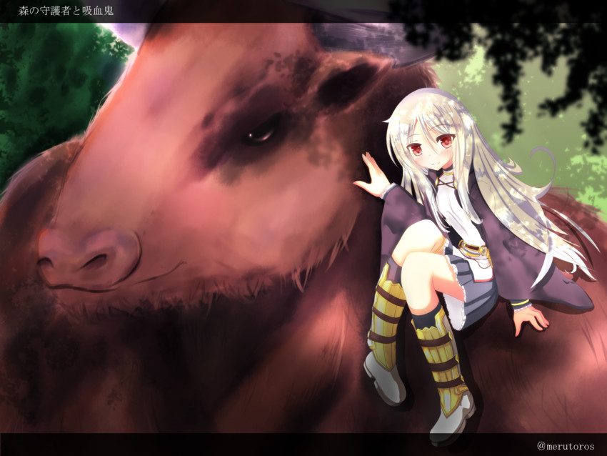 argent vampire and oswald (tensei kyuuketsuki san wa ohirune ga shitai) drawn by inaba_meto