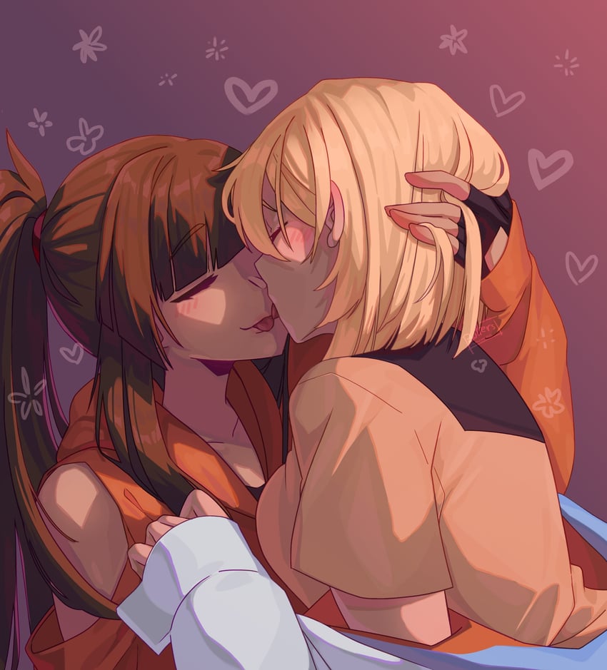 bridget and may (guilty gear and 1 more) drawn by supacreamss