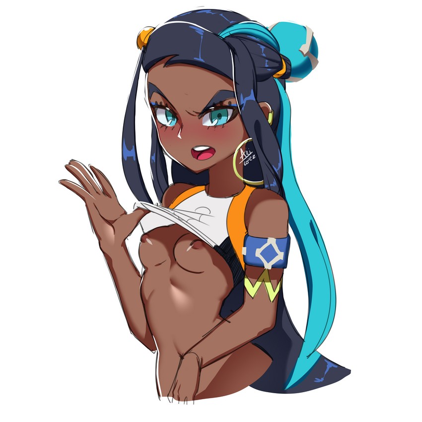 nessa (pokemon and 1 more) drawn by ari_(ariel_lopez550)