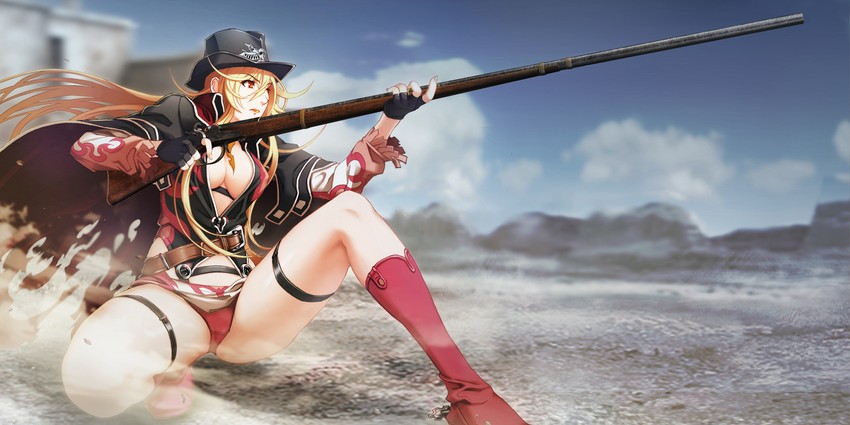 donne anonime (zoku satsuriku no django) drawn by nishii_(damnedrive)