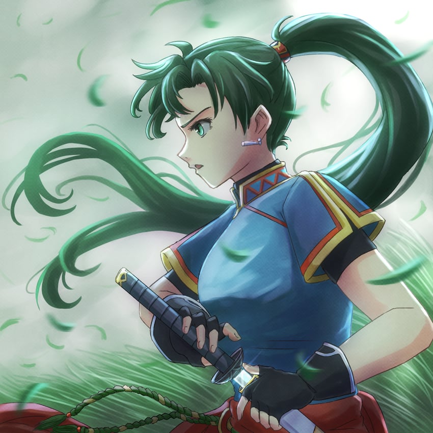 lyn (fire emblem and 1 more) drawn by miraioranji