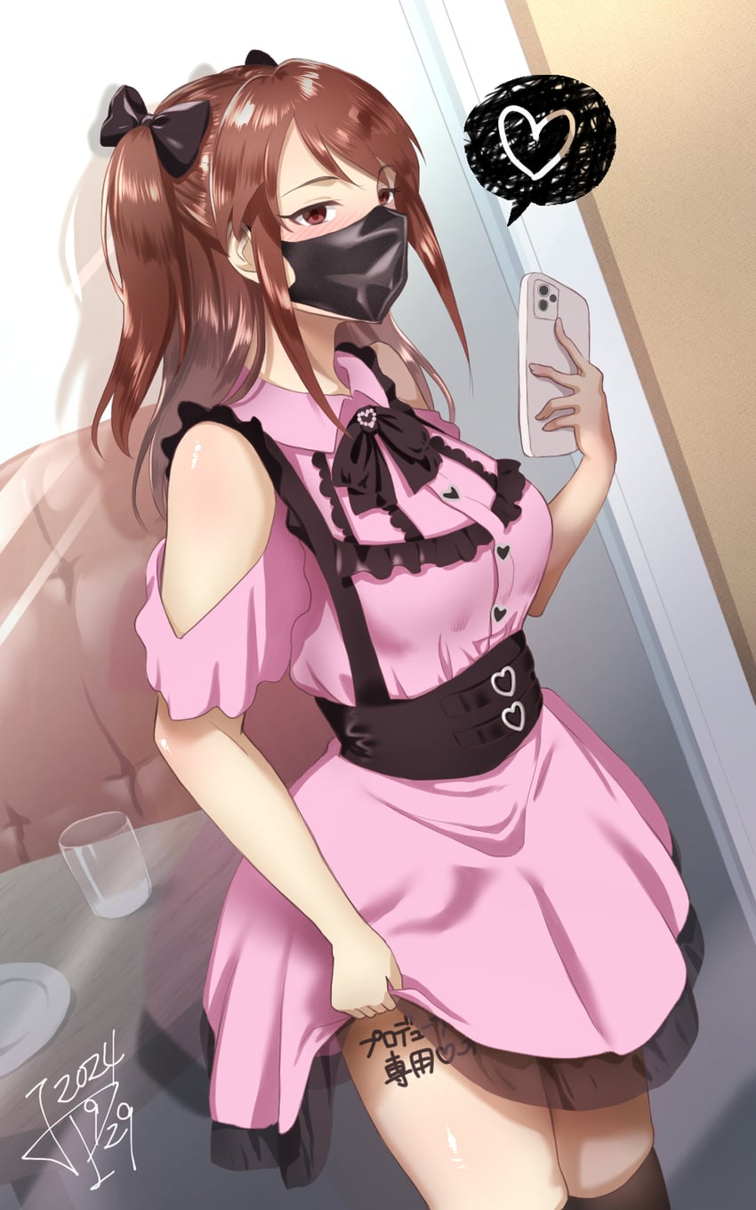 mifune miyu (idolmaster and 1 more) drawn by jun_piro
