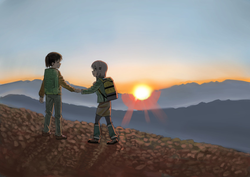 yukimura aoi and kuraue hinata (yama no susume) drawn by wasabi60