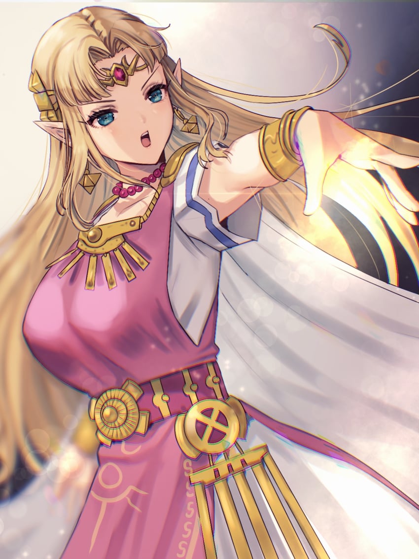 princess zelda (the legend of zelda and 3 more) drawn by yamamori_kinako