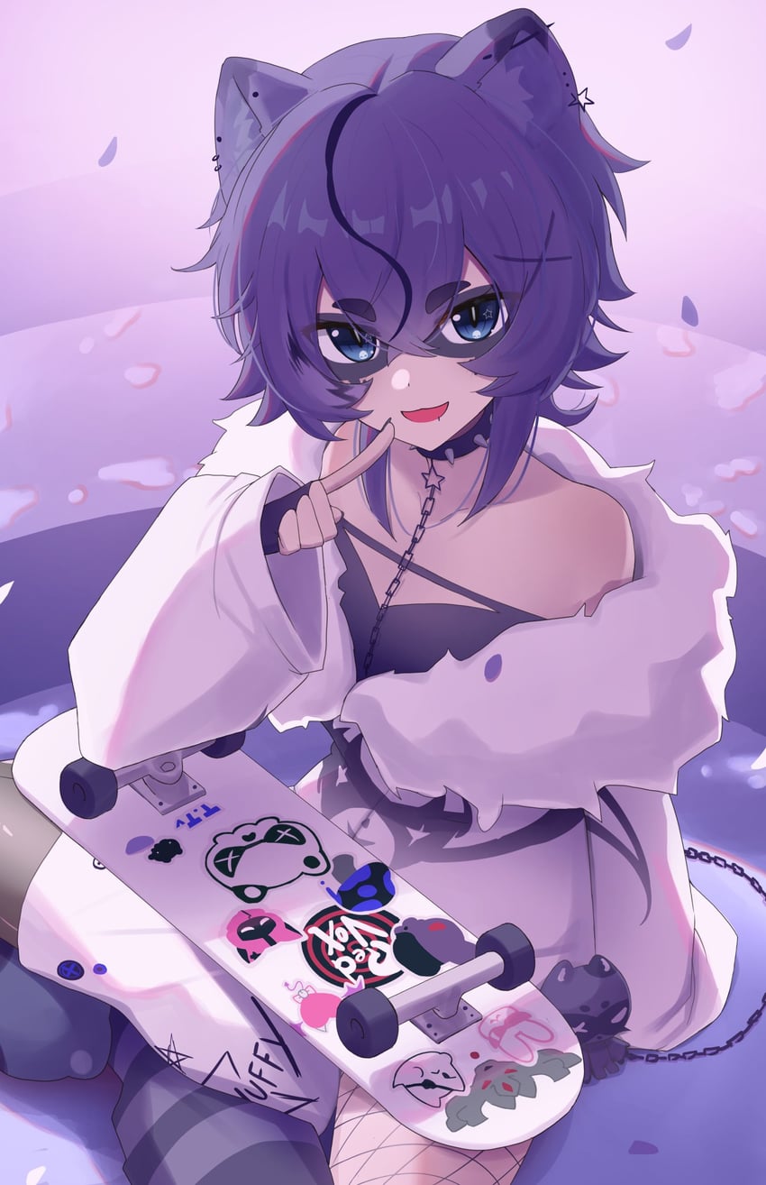 snuffy (indie virtual youtuber and 1 more) drawn by bokuboyarts