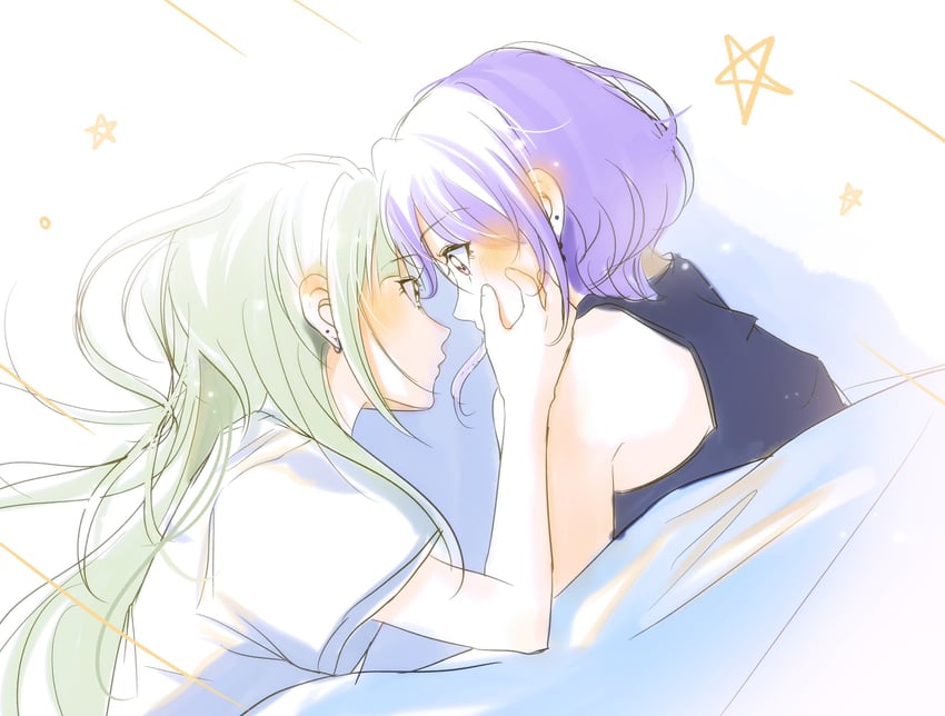 wakaba mutsumi and yuutenji nyamu (bang dream! and 1 more) drawn by ramm_1219