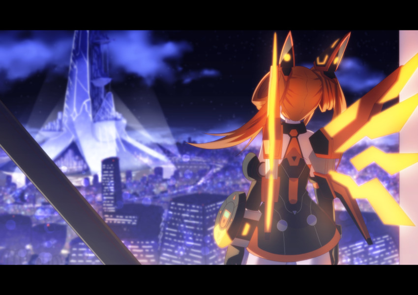 orange heart (neptune and 1 more) drawn by mizunashi_(second_run)