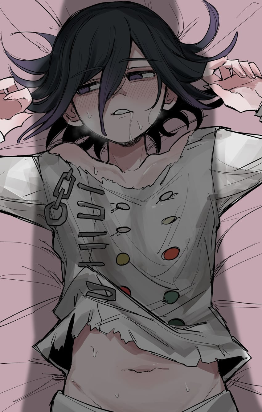 oma kokichi (danganronpa and 1 more) drawn by ha_(user_efmy3542)