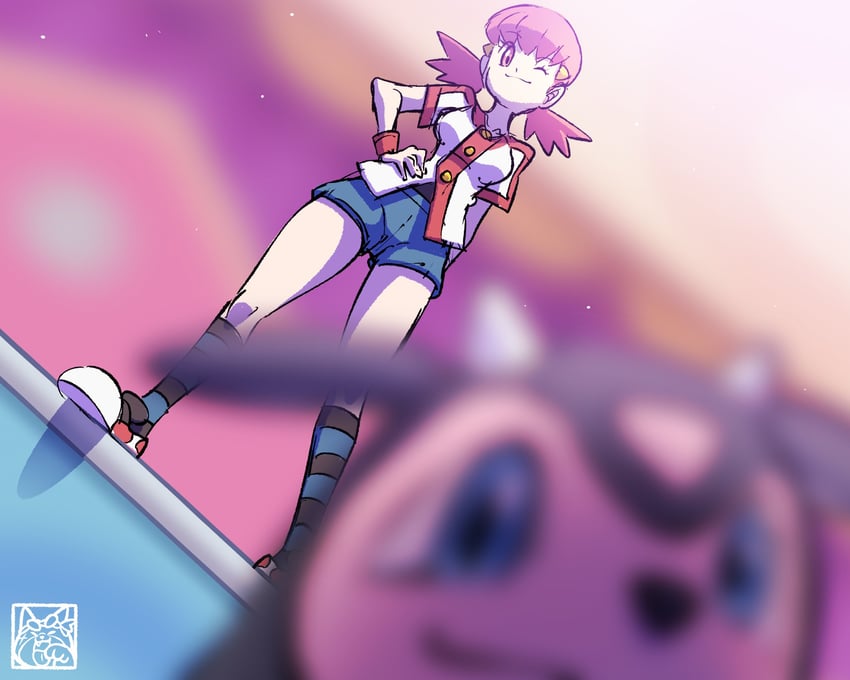 whitney and miltank (pokemon and 1 more) drawn by kyonart
