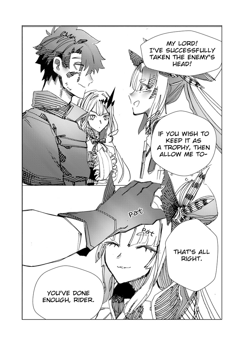 fujimaru ritsuka, baobhan sith, and ushiwakamaru (fate and 1 more) drawn by obazzotto