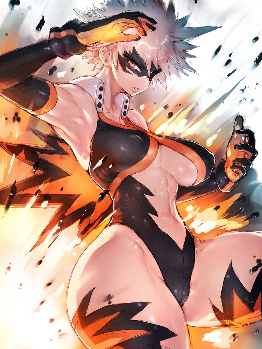 bakugou katsuki (boku no hero academia) drawn by fumio_(rsqkr)