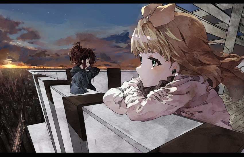 nakagawa natsuki and yoshikawa yuuko (hibike! euphonium) drawn by kataru_(ubw-emiya)