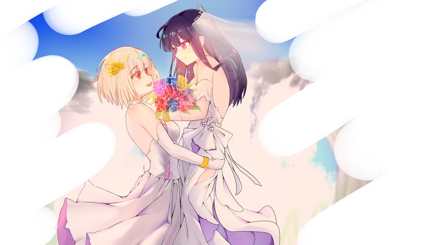 nishikigi chisato and inoue takina (lycoris recoil) drawn by tudili