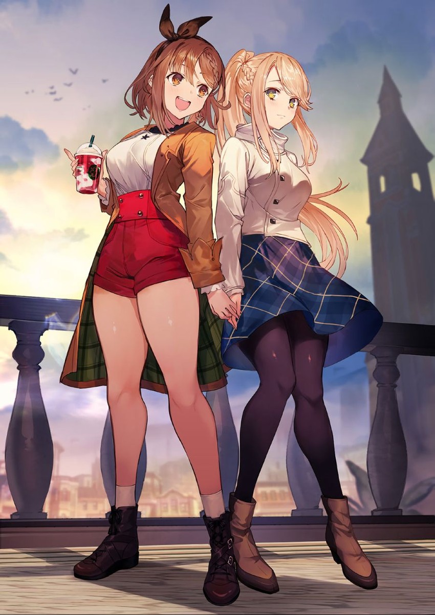 reisalin stout and klaudia valentz (atelier and 2 more) drawn by toridamono