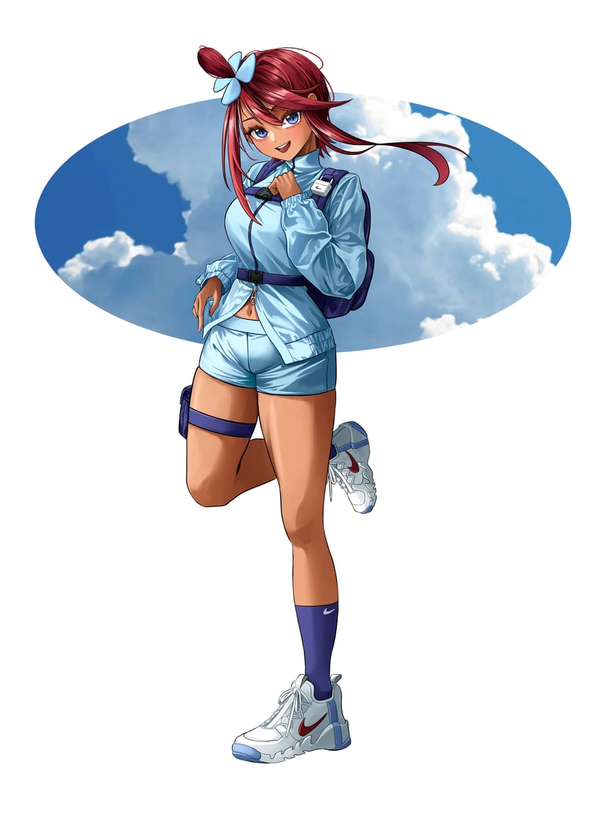 skyla (pokemon and 1 more) drawn by dorosi033