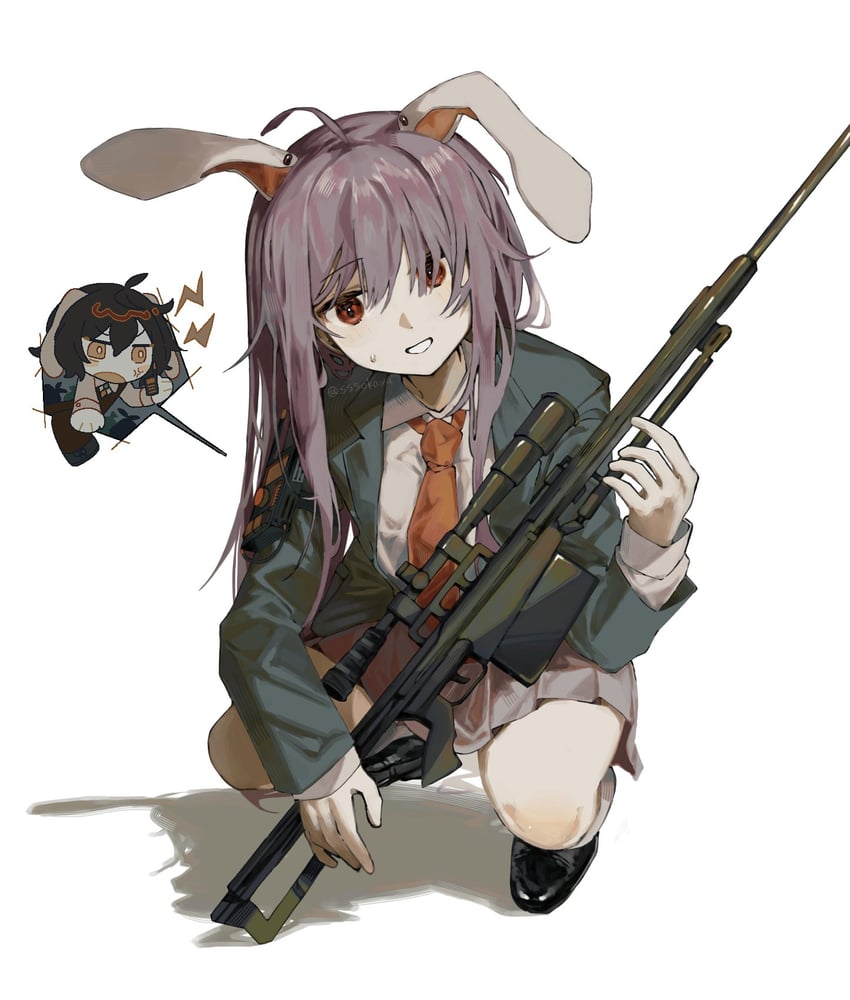 reisen udongein inaba and inaba tewi (touhou) drawn by enka_natori_umu