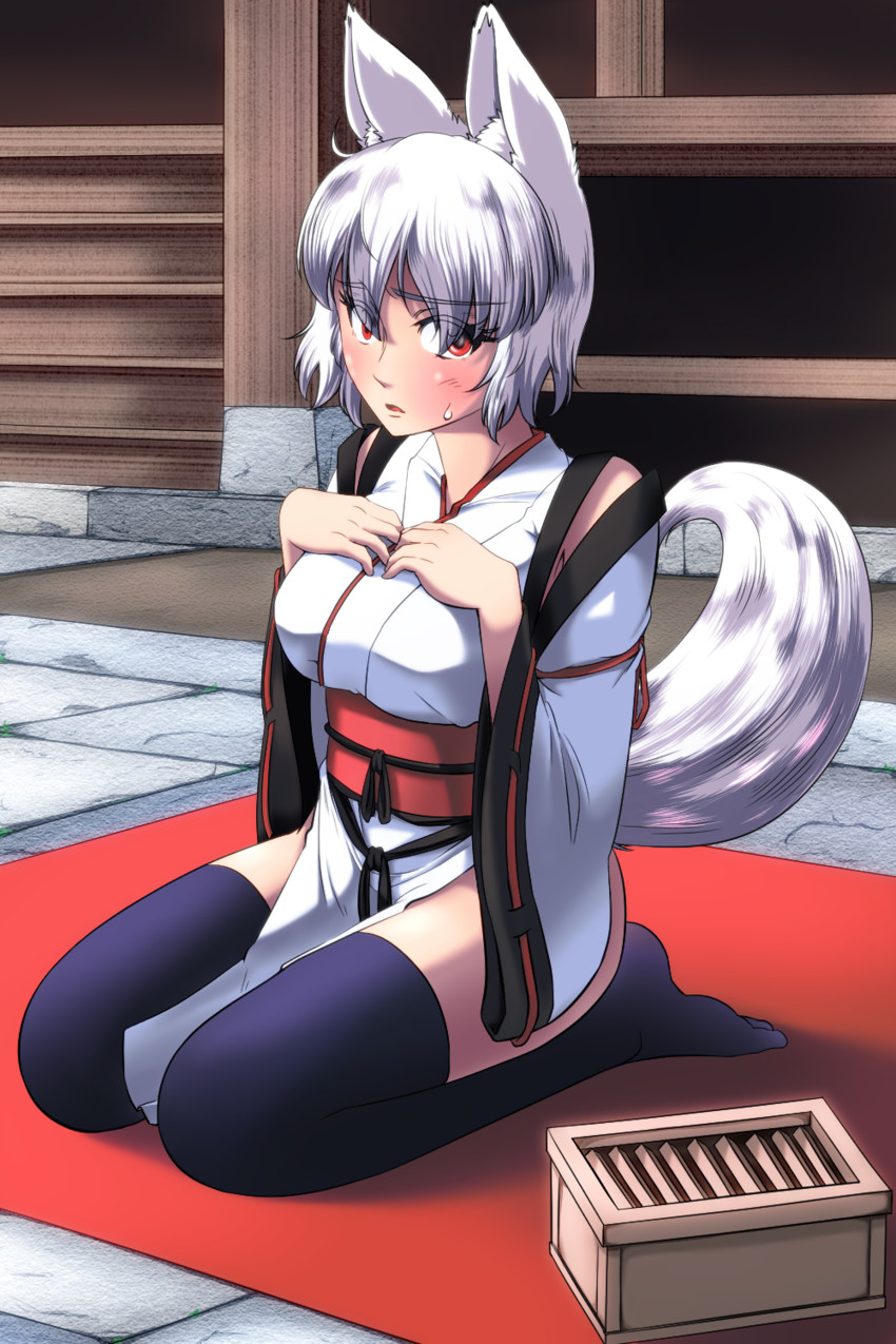 inubashiri momiji (touhou) drawn by kouno_ibuki