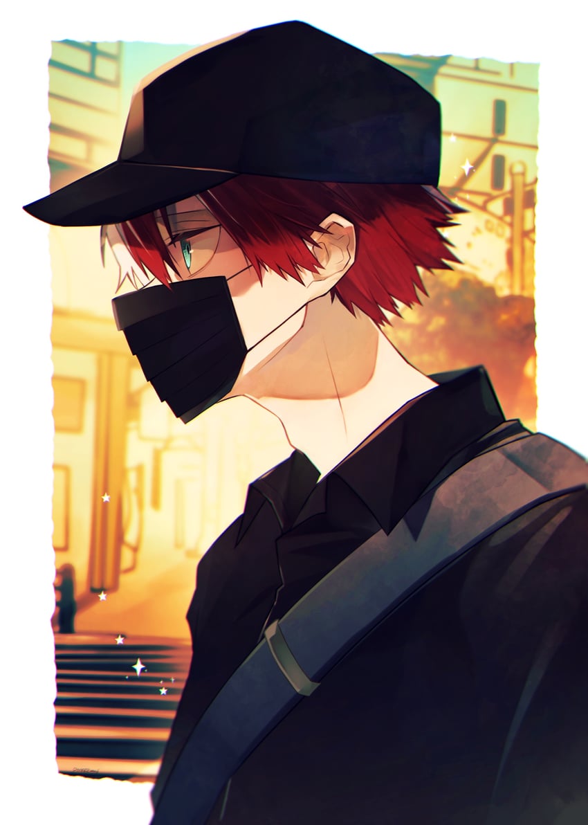 todoroki shoto (boku no hero academia) drawn by ryo_(piggerworld)