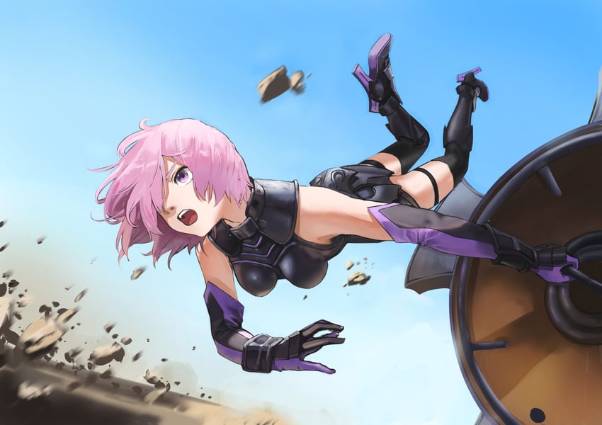 mash kyrielight (fate and 1 more) drawn by tomaro_(katsui_suchika)