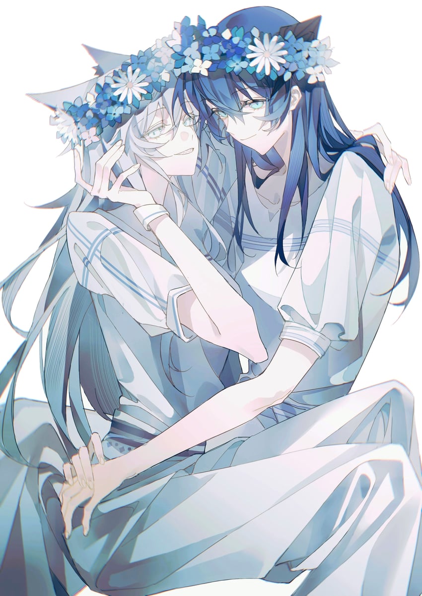 lappland and mostima (arknights and 1 more) drawn by shenhuili