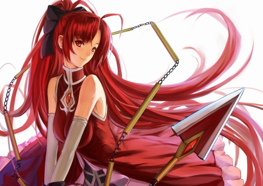 sakura kyoko (mahou shoujo madoka magica) drawn by ryuuzaki_ichi