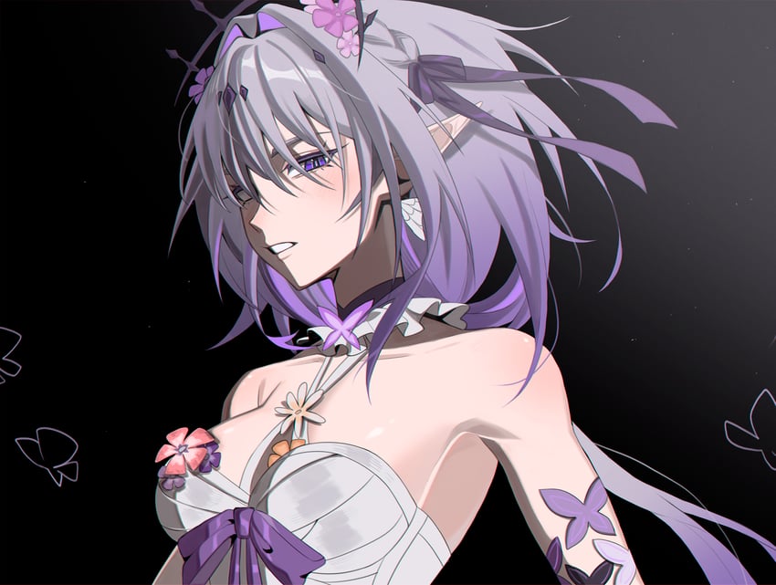 castorice (honkai and 1 more) drawn by glowy_(gloww)