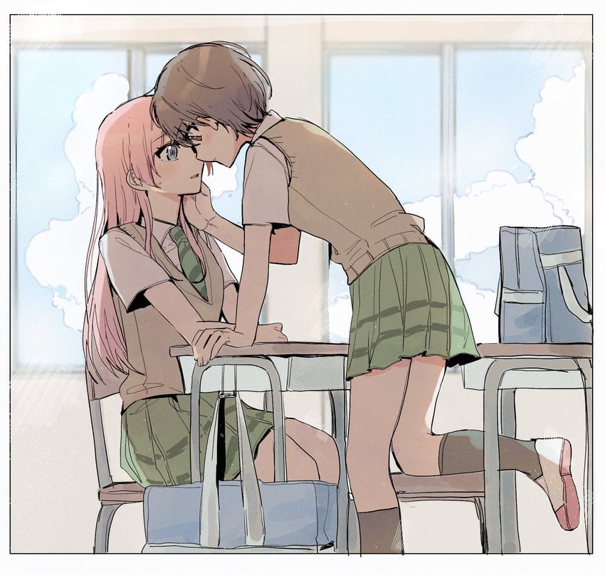 chihaya anon and takamatsu tomori (bang dream! and 1 more) drawn by misumi_suki