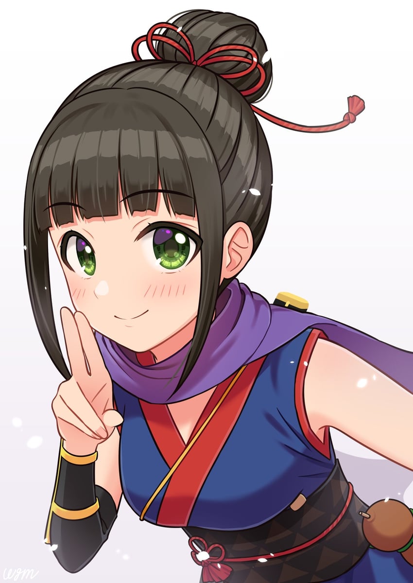 hamaguchi ayame (idolmaster and 2 more) drawn by wgm_oekaki