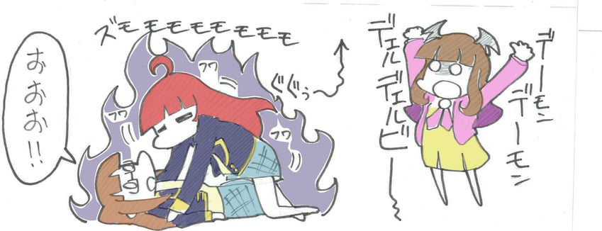 kurosu aroma, shiratama mikan, and hojo sophy (pretty series and 1 more) drawn by paranoia_(yon-titi)