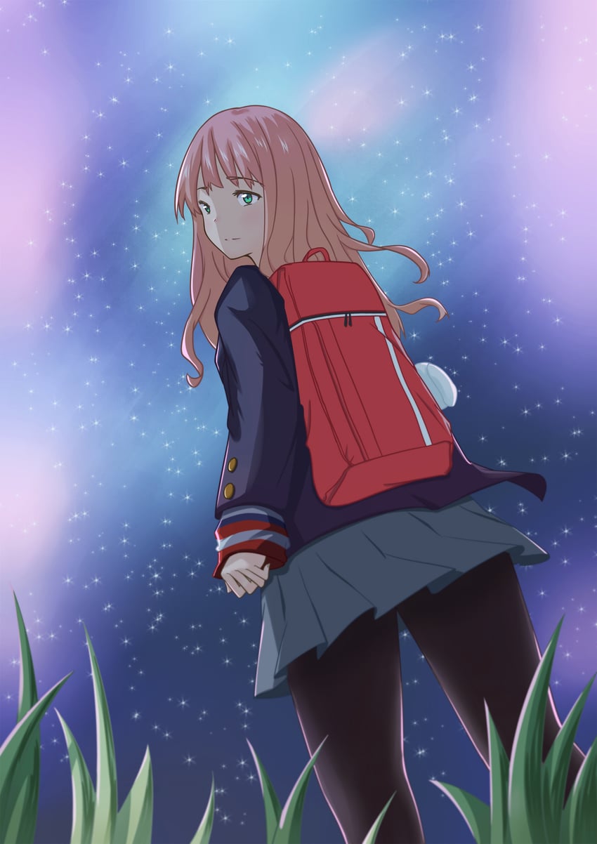 minami yume (gridman universe and 1 more) drawn by st_yui