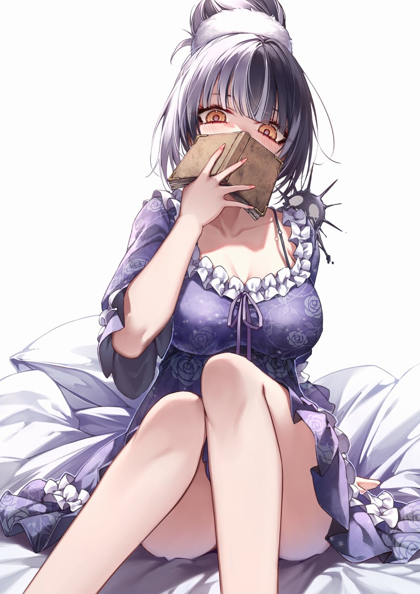 shiori novella and yorick (hololive and 1 more) drawn by curry_bowl