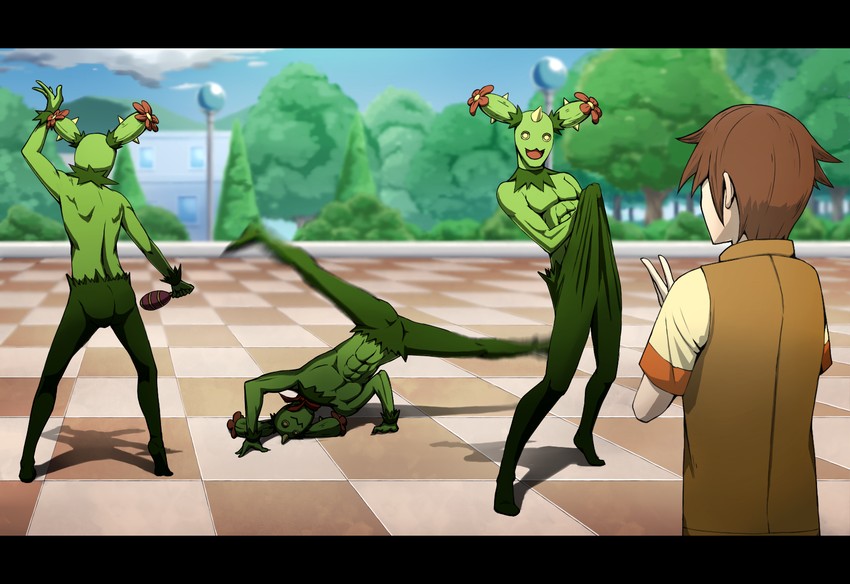maractus and toby (pokemon and 1 more) drawn by nikawa_99-do