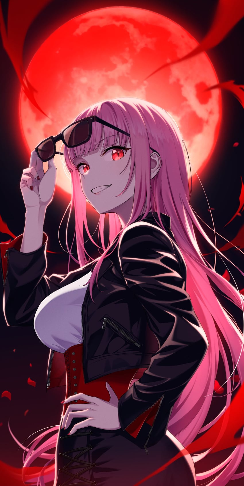 mori calliope (hololive and 1 more) drawn by corsetman