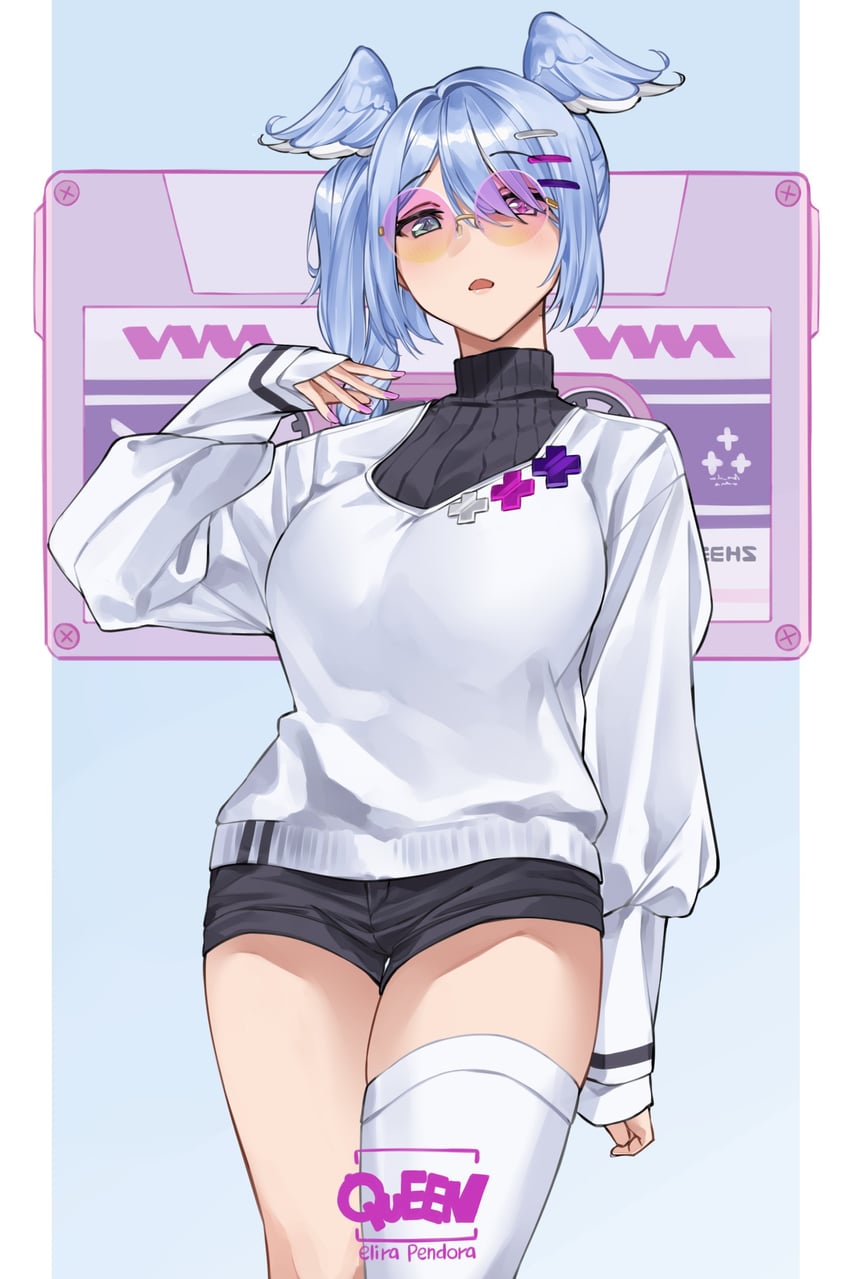 elira pendora (nijisanji and 1 more) drawn by nillith