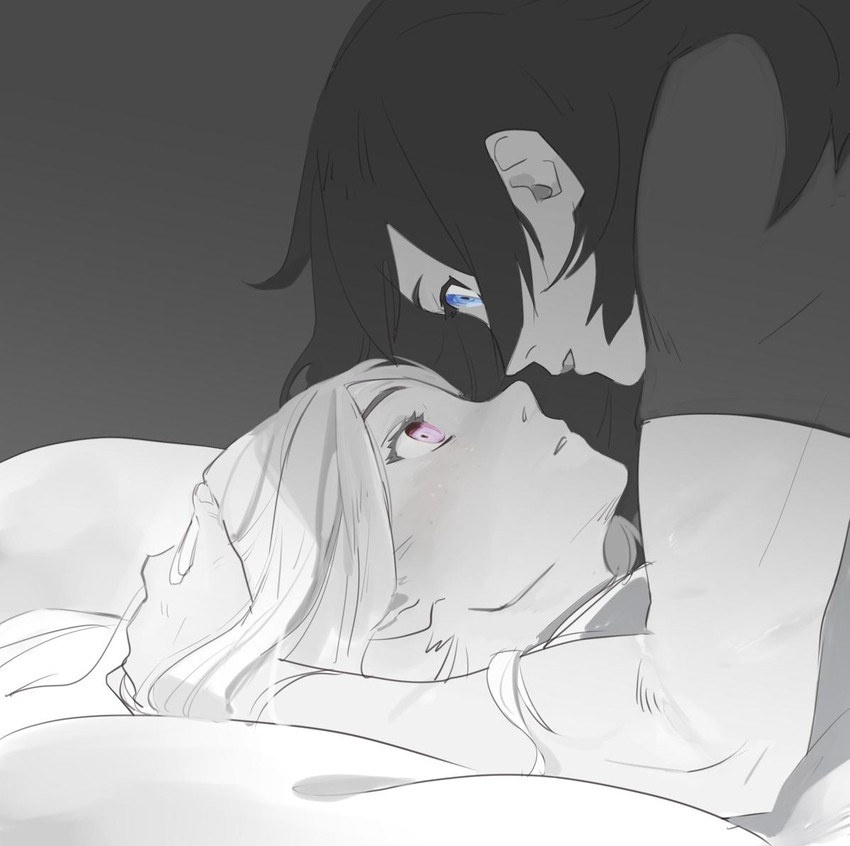 female byleth and edelgard von hresvelg (fire emblem and 1 more) drawn by papers_ev