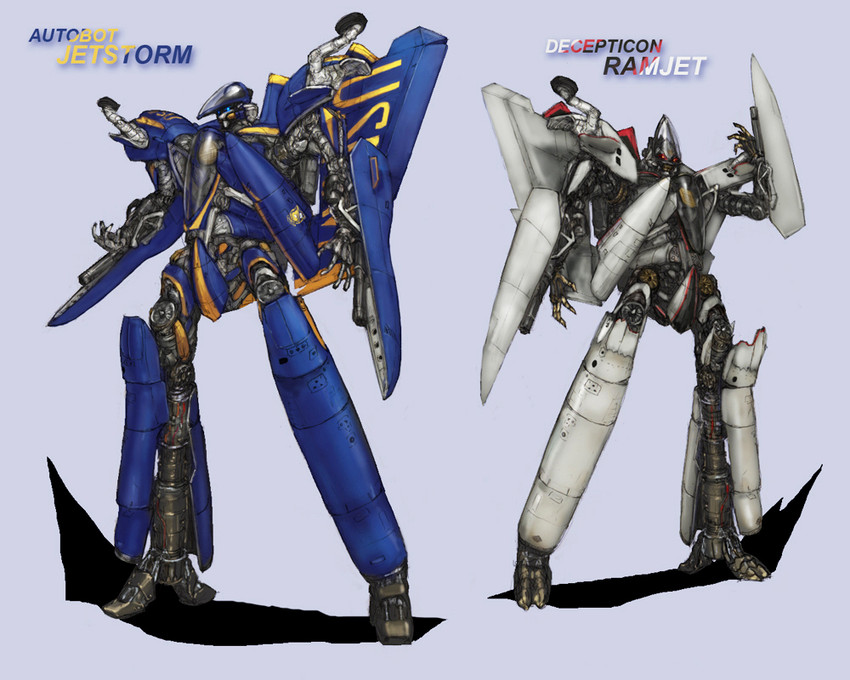 ramjet and jetstorm (transformers) drawn by yutori_(clockwork_chicken)