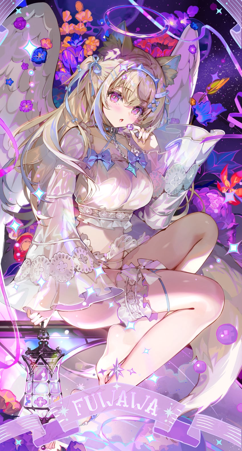 fuwawa abyssgard (hololive and 1 more) drawn by akizero1510