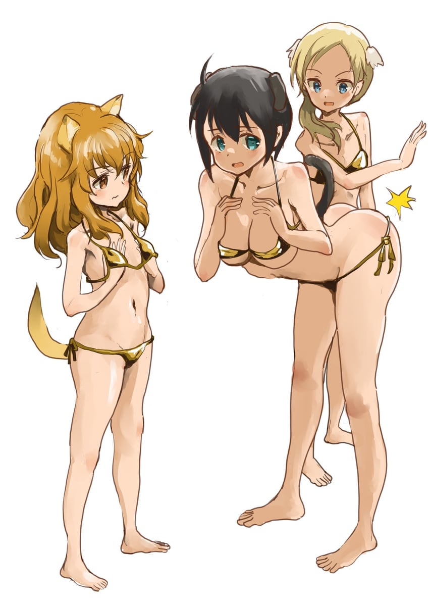 fernandia malvezzi, luciana mazzei, and martina crespi (world witches series and 1 more) drawn by murayama_kei