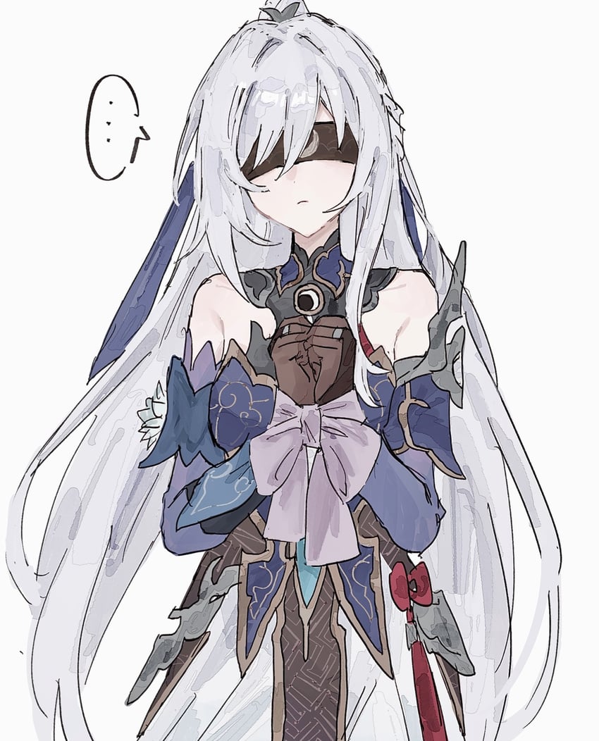 jingliu (honkai and 1 more) drawn by rekka_shinai