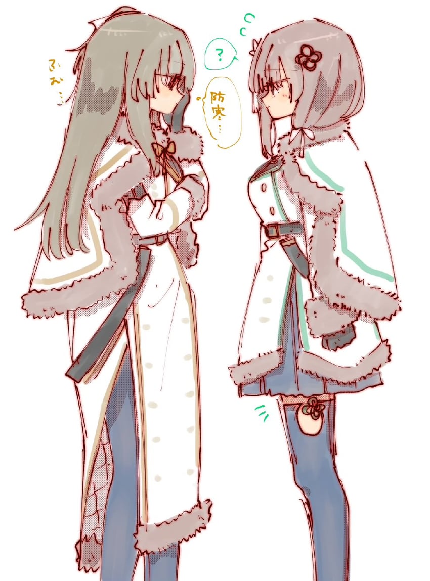 kuo shenlin and wang yujia (assault lily) drawn by rui_rui_rui0122
