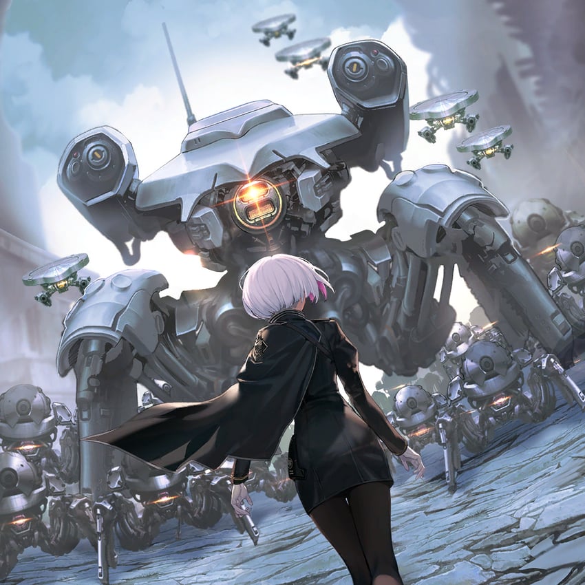 liliweiss (goddess of victory: nikke) drawn by neu_(musyoku-neet)
